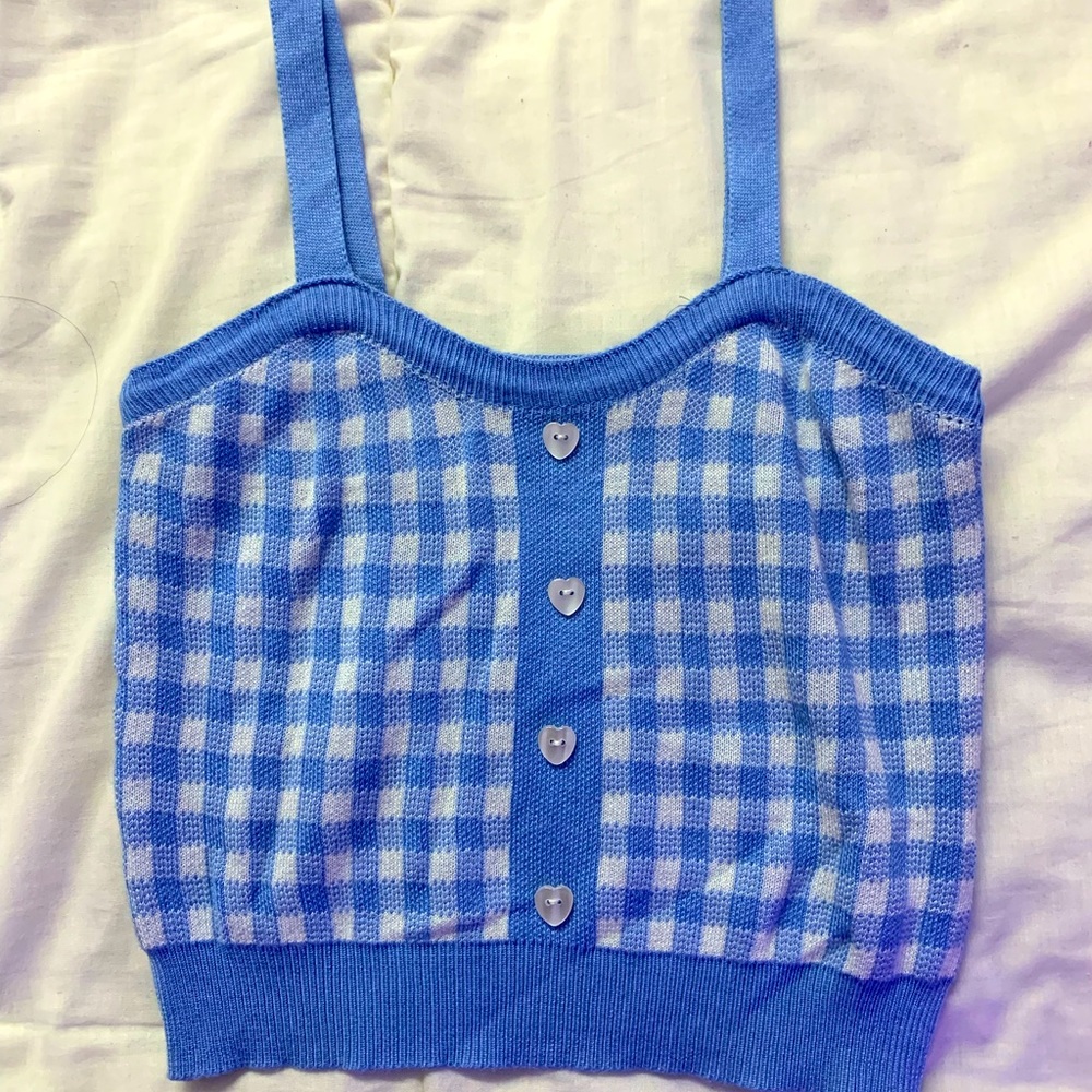 Yesstyle Sweetheart Crop Top